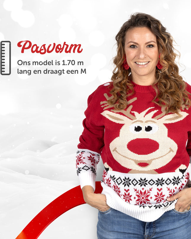 Rudolph Christmas Sweater for Women
