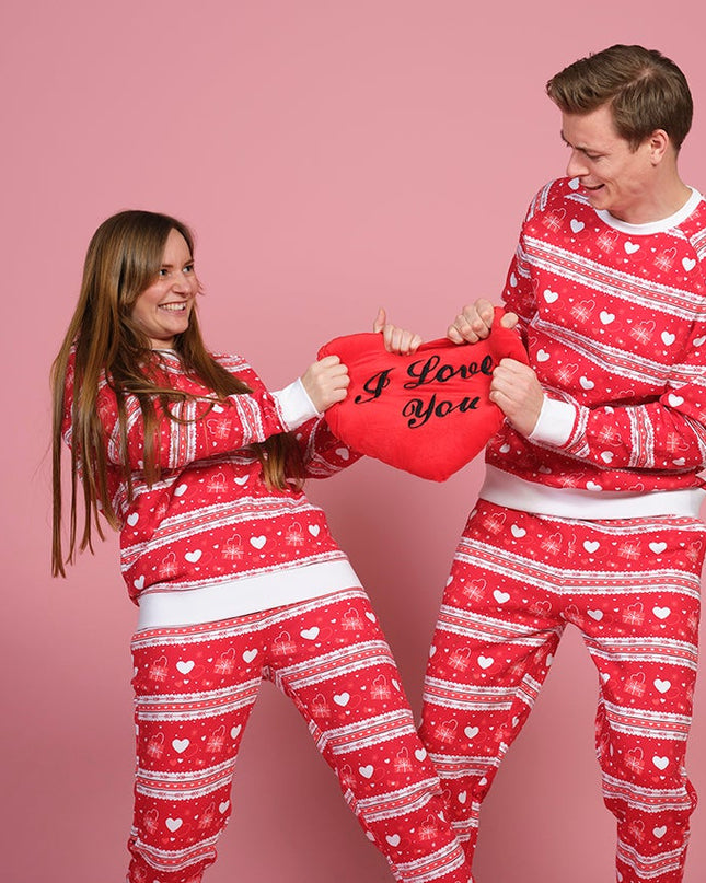 Red Valentine's Set for Women's Christmas Pajamas