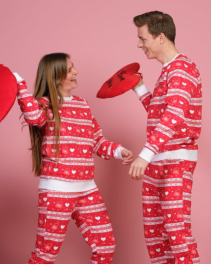 Red Valentine's Set for Women's Christmas Pajamas