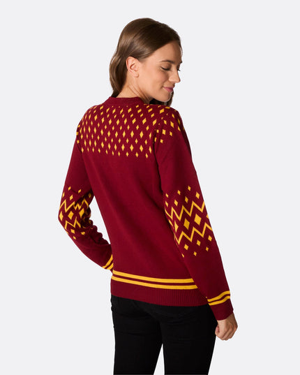 Women's Hogwarts Christmas Sweater for Magical Holidays