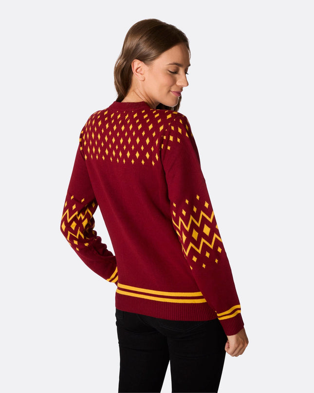 Women's Hogwarts Christmas Sweater for Magical Holidays