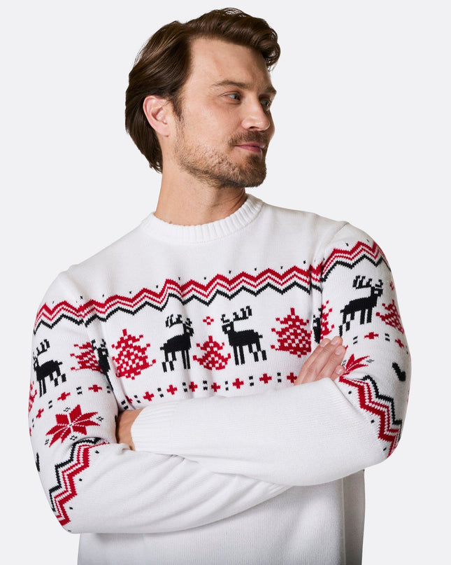 Men's Classic Christmas Sweater for Timeless Festivities
