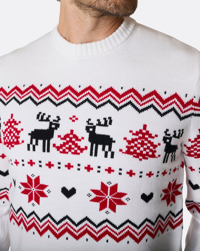 Men's Classic Christmas Sweater for Timeless Festivities