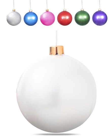 Inflatable Oversized Ornaments for Holiday Decorations