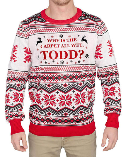 Hvorfor er tæppet vådt, Todd? Sweater