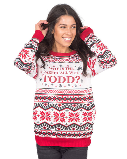 Hvorfor er tæppet vådt, Todd? Sweater