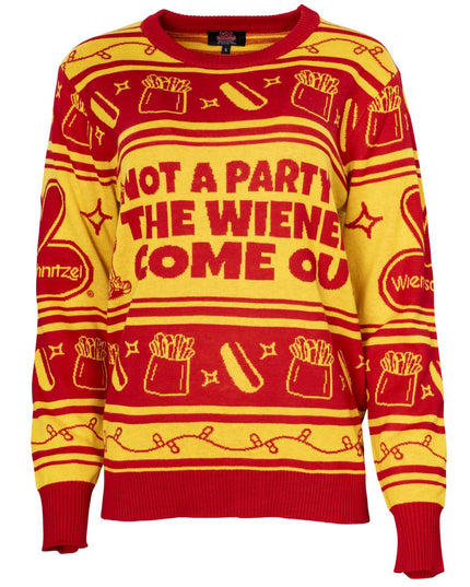 Wienerschnitzel "Not a Party 'Til the Wieners Come Out" Sweater