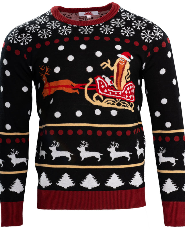 Wienerschnitzel Ugly Christmas Sweater
