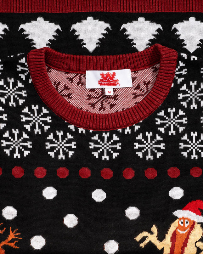 Wienerschnitzel Ugly Christmas Sweater