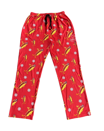 Wienerschnitzel All Over Hot Dog Logo Pyjamasbukser