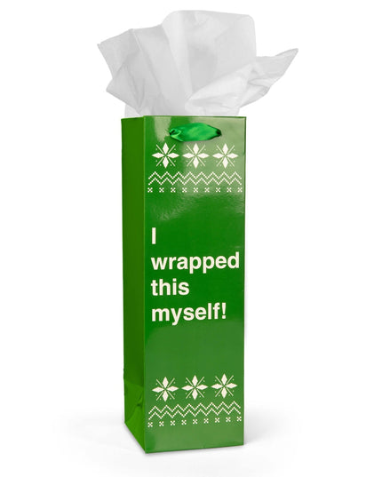 Funny Christmas Wine Gift Bags - Set of 6