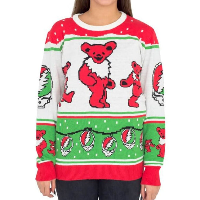 Women's Classic Grateful Dead Dancing Bears Ugly Sweater