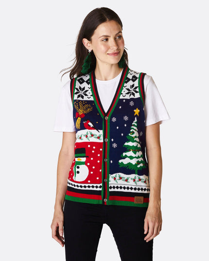 Women's Christmas Waistcoat