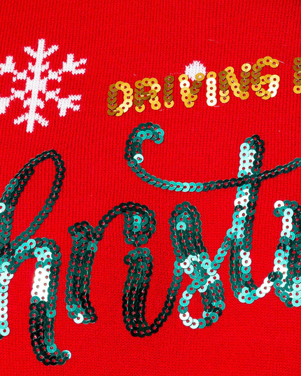 Women's Driving Home For Christmas Sweater for Festive Fun