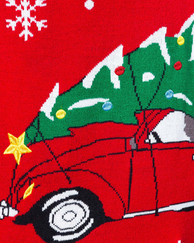 Women's Driving Home For Christmas Sweater for Festive Fun