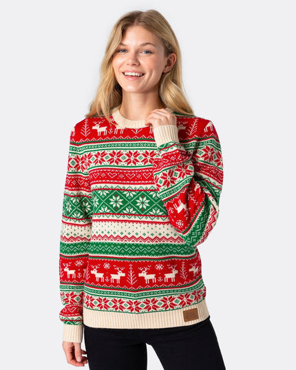 Women's Knitted Christmas Sweater