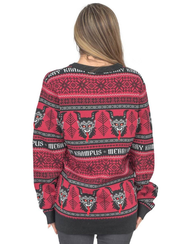 Women's Merry Krampus Ugly Christmas Sweater