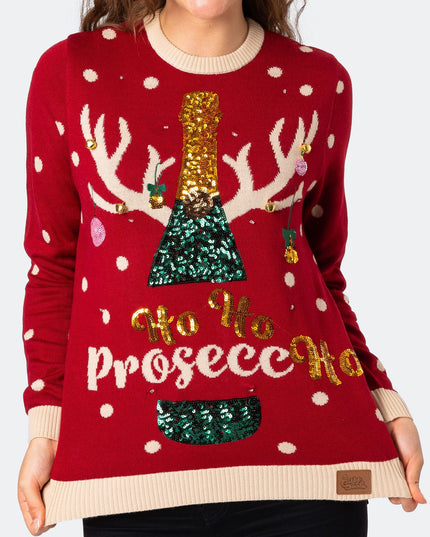 Women's Prosecco Christmas Sweater
