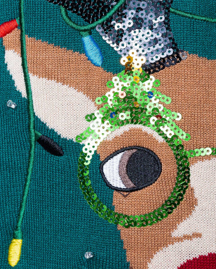 Women's Rudolf Christmas Sweater