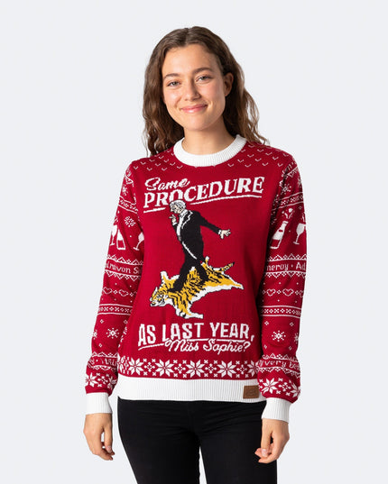 Women's The 90th Birthday Red Christmas Sweater for Joy