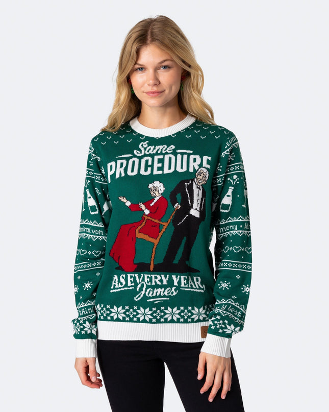 Women's The 90th Birthday Green Christmas Sweater