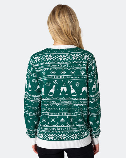 Women's The 90th Birthday Green Christmas Sweater