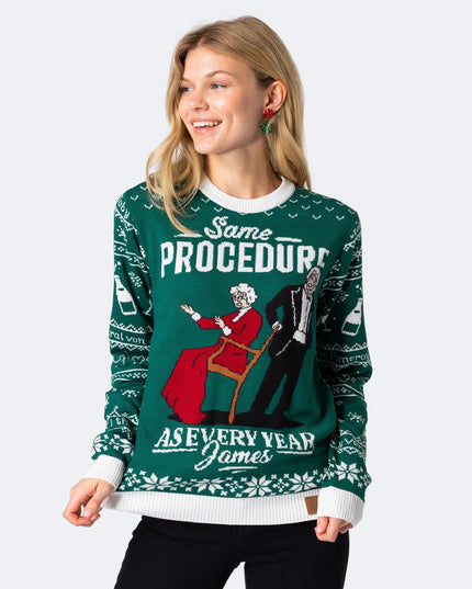 Women's The 90th Birthday Green Christmas Sweater