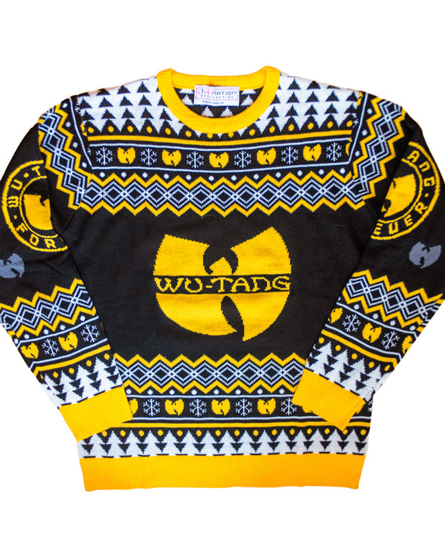 Wu-Tang Clan Logo Snowflakes Sweater
