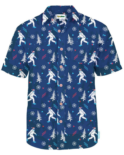 Men's Yuletide Yeti Button Down Shirt