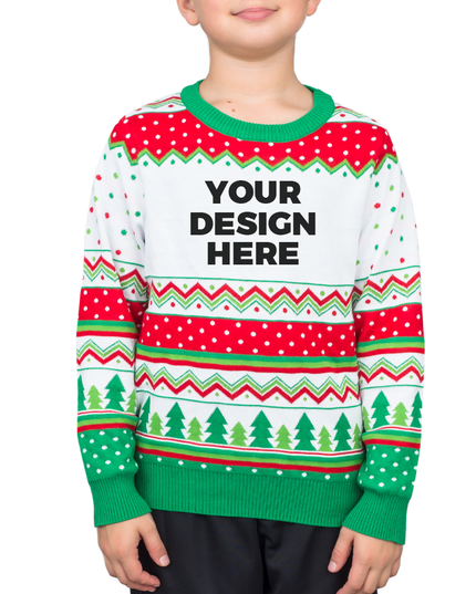 Custom Youth Ugly Christmas Sweater