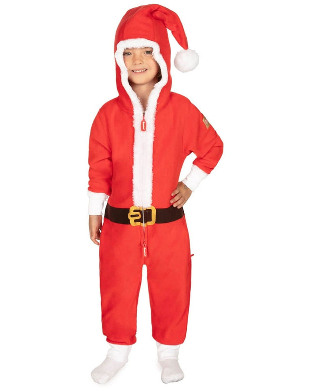 Boy's / Girl's Santa Jumpsuit With Fur