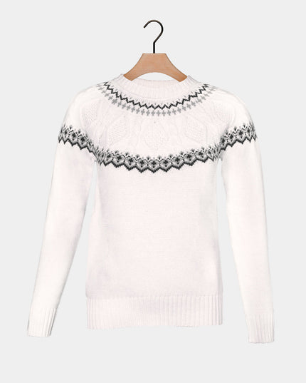 Kvinders økologisk bomuld gletsjer-sweater