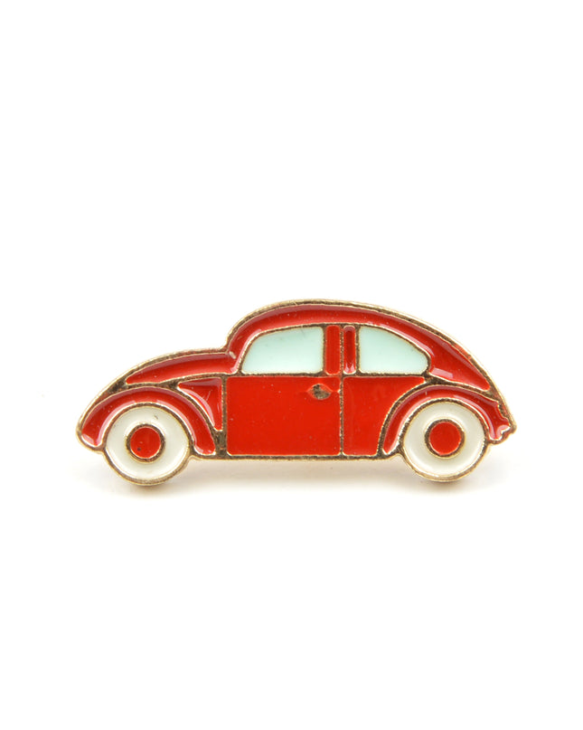 Broche Coche Rojo - Estilo Clásico