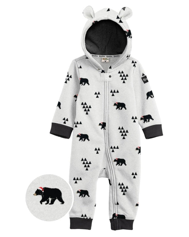 Baby Girl's Beary Christmas Jumpsuit