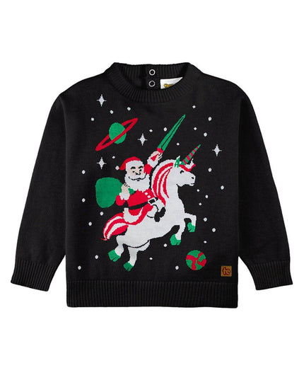 Baby Piger Santa Unicorn Grim Juletrøje