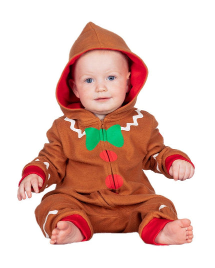 Baby Boy's Gingerbread Jumpsuit