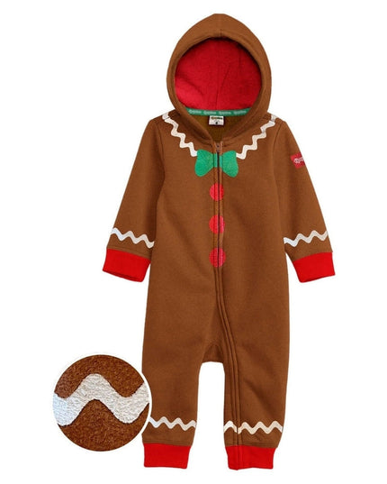 Toddler Boy's Gingerbread Jumpsuit