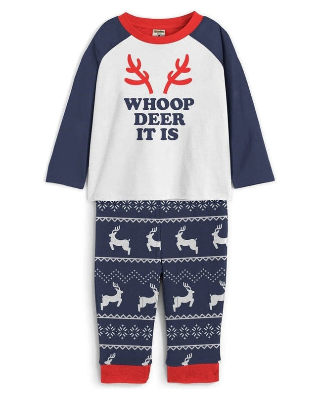 Baby Pig's Whoop Deer It Is Crew Neck Pyjamas Sæt