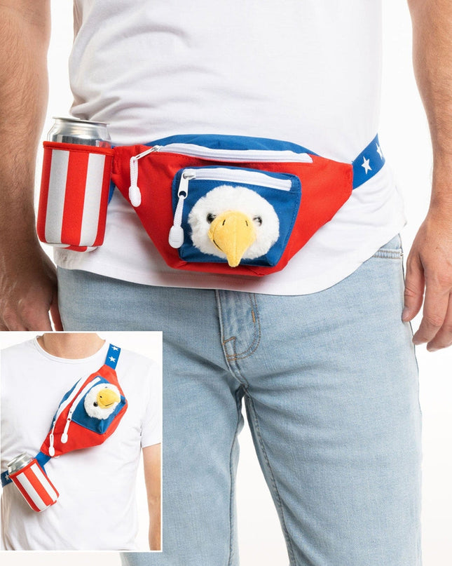 Bald Eagle Fanny Pack med Drikkebeholder