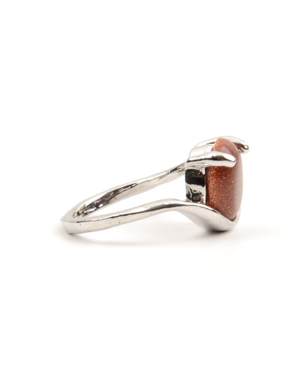 Brun Oval Ring