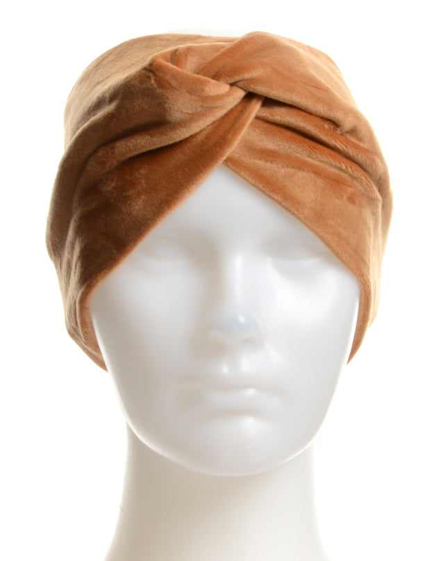 Velvet Headband - Camel