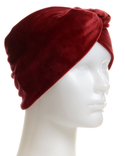 Burgundy Velvet Headband | Christmas Accessories