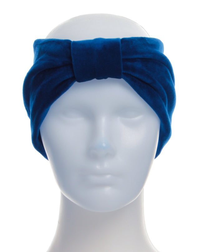 Royal Blue Velvet Headband | Christmas Accessories