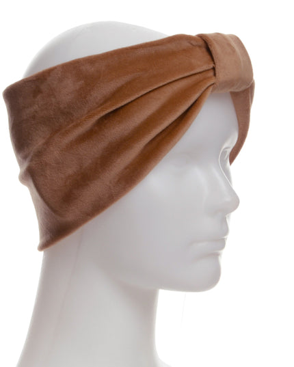 Hazel Brown Velvet Headband
