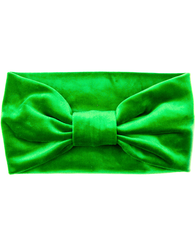 Light Green Velvet Headband | Christmas Accessories