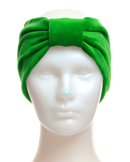 Light Green Velvet Headband | Christmas Accessories