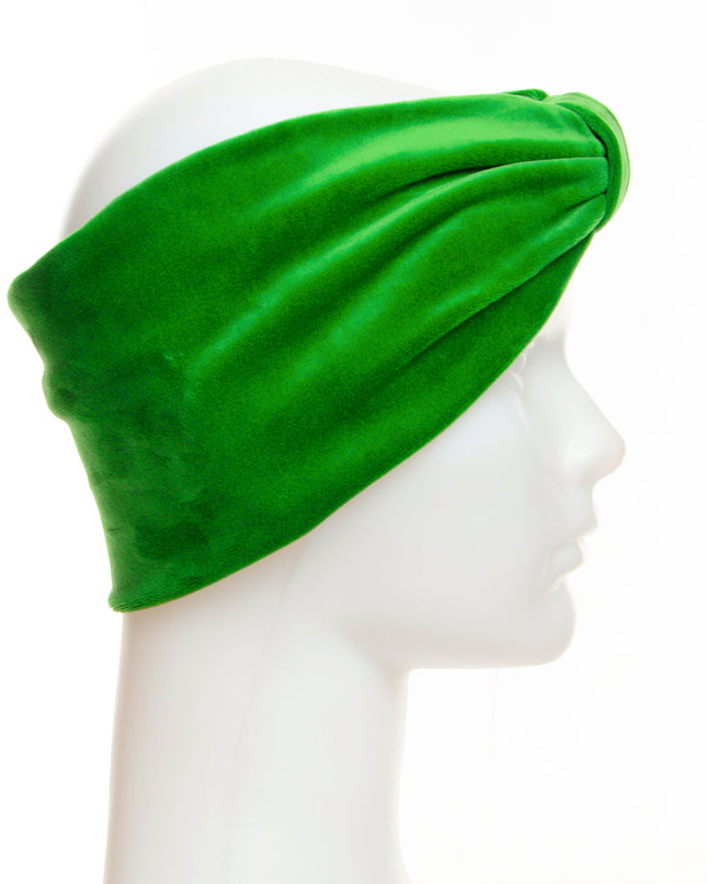 Light Green Velvet Headband | Christmas Accessories