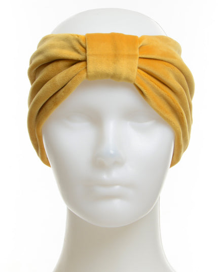 Velvet Headband - Mustard