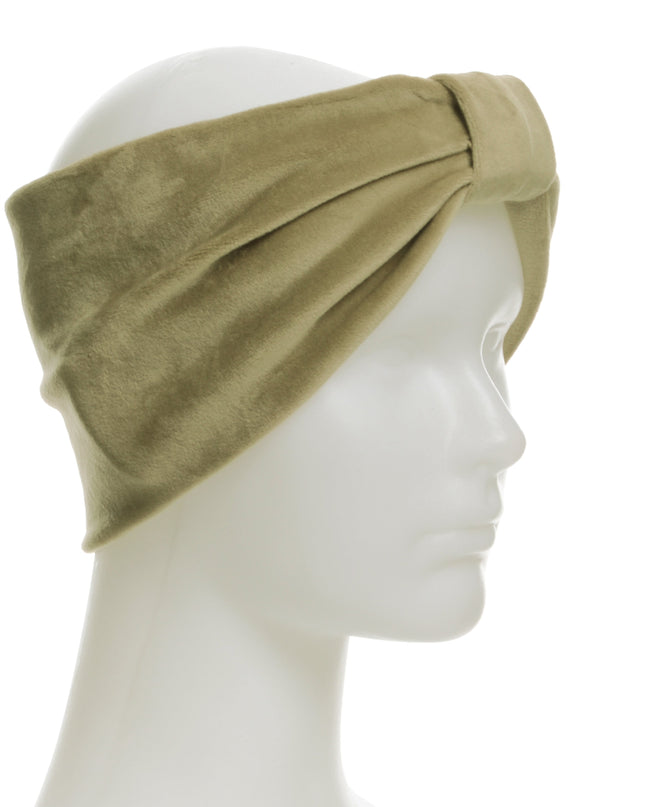Pastel Green Velvet Headband | Christmas Accessories
