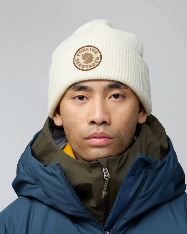 Fjallraven Bergtagen Wool Beanie in Dark Navy Blue